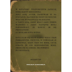 NOTATKI - PRZEDSPRZEDAŻ wysyłka 09.12.25