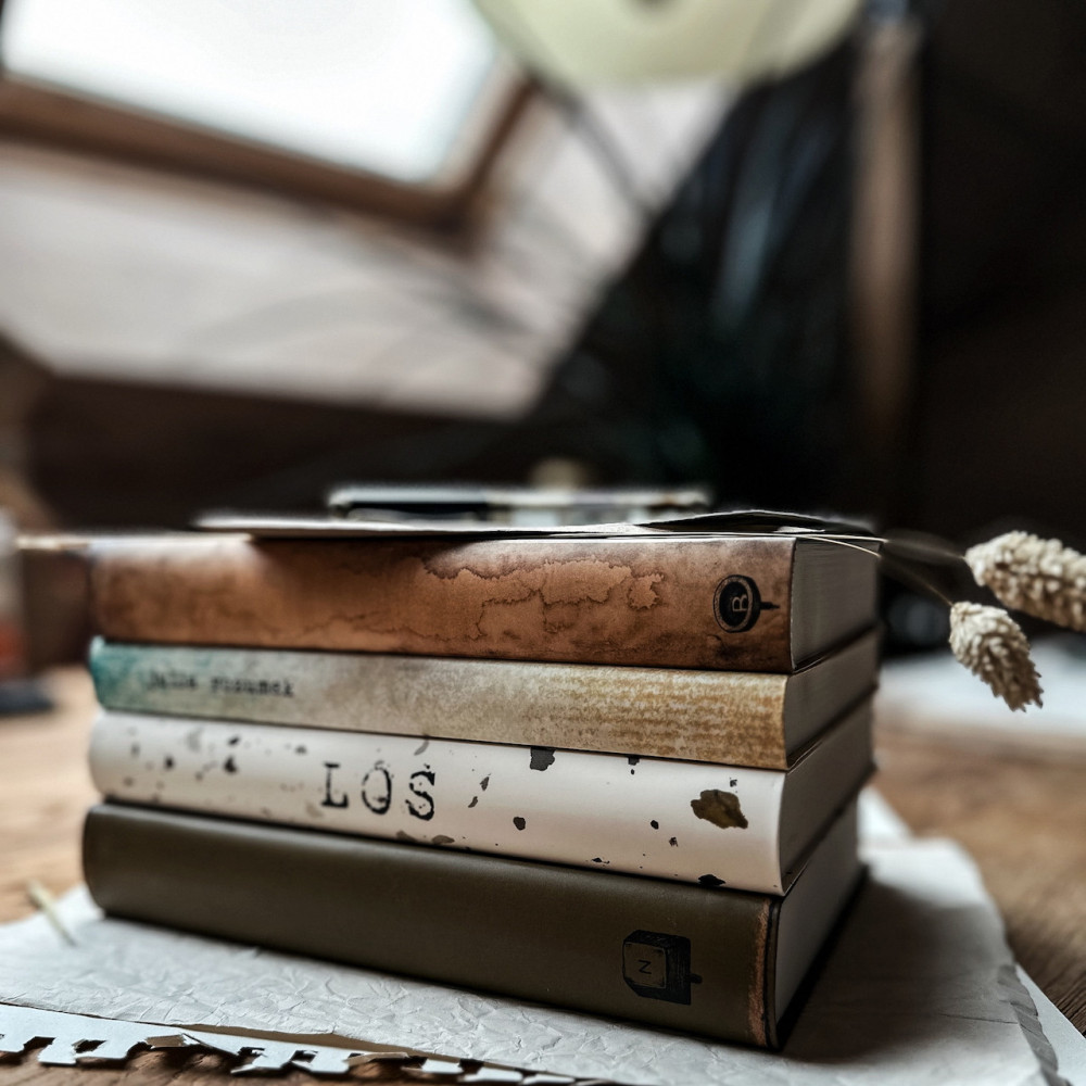 Zestaw książek "Blog", "O życiu", "Los", "Notatki".